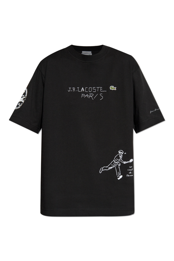 Tênis Lacoste Game Advance Preto - shirt with logo Lacoste